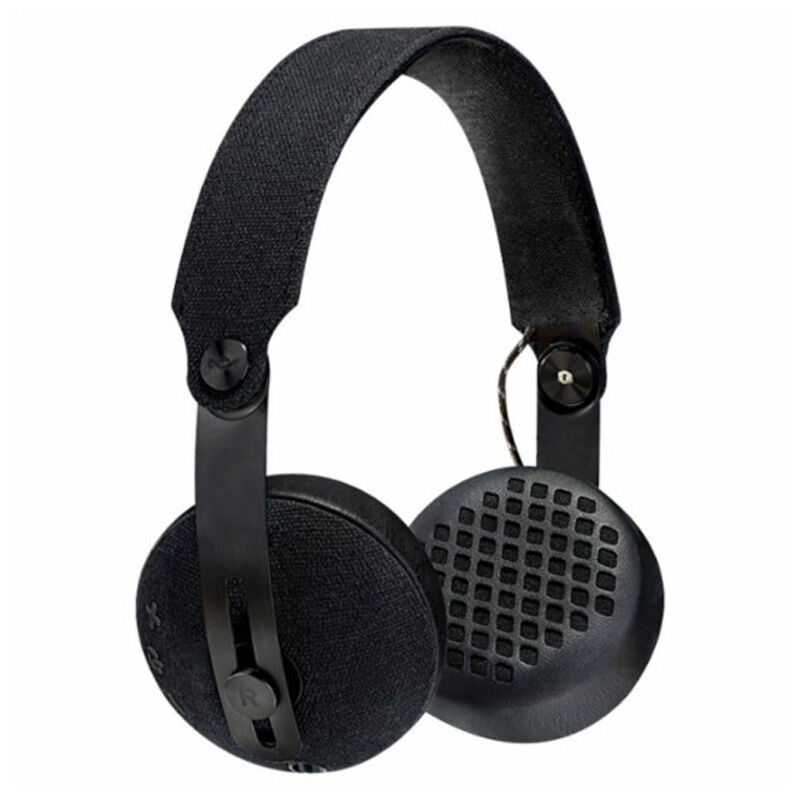House of Marley Rise BT On-Ear Wireless Headphones - Black, , hires