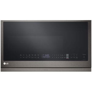 LG 30 in. 2.1 cu. ft. 1050W Smart Over-the-Range Microwave with 400 CFM & Sensor Cooking - PrintProof Black Stainless Steel, PrintProof Black Stainless Steel, hires