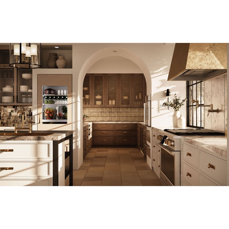 Monogram 30 in. 14.6 cu. ft. Built-In Counter Depth Bottom Freezer Refrigerator with Ice Maker - Custom Panel Ready, , hires