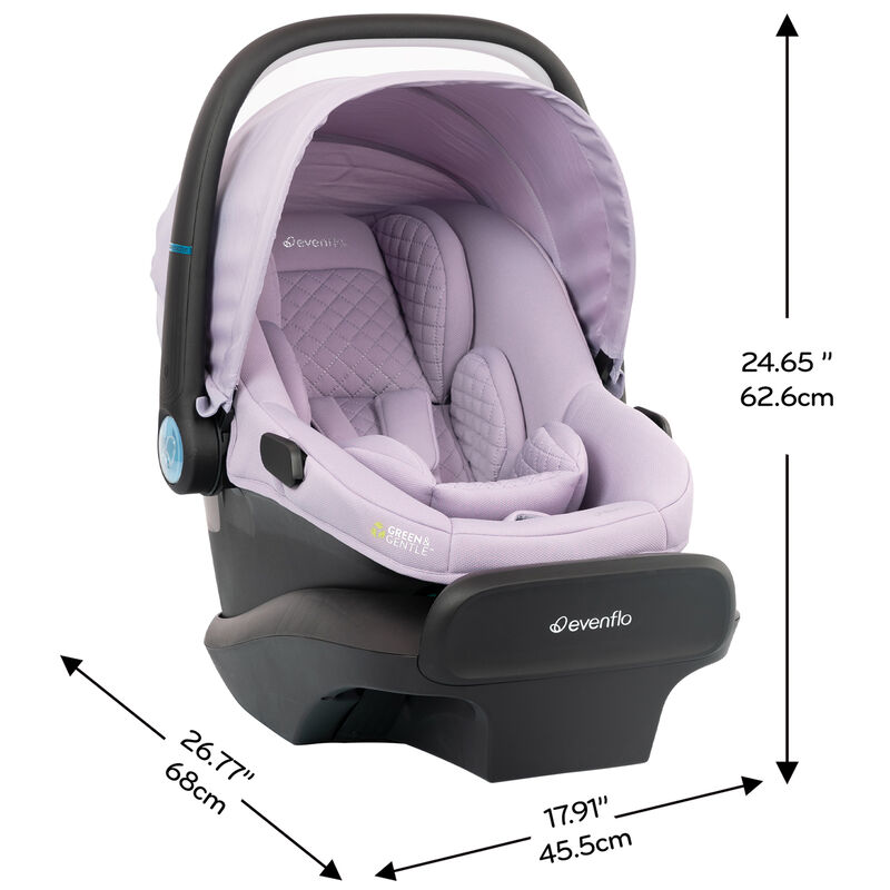Evenflo Litemax NXT Infant Car Seat with Sensory Soothe - Agate Purple, Agate Purple, hires