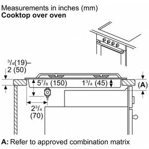 Bosch 300 Series 36 in. 5-Burner Natural Gas Cooktop with Simmer Burner & Power Burner - Stainless Steel, , hires