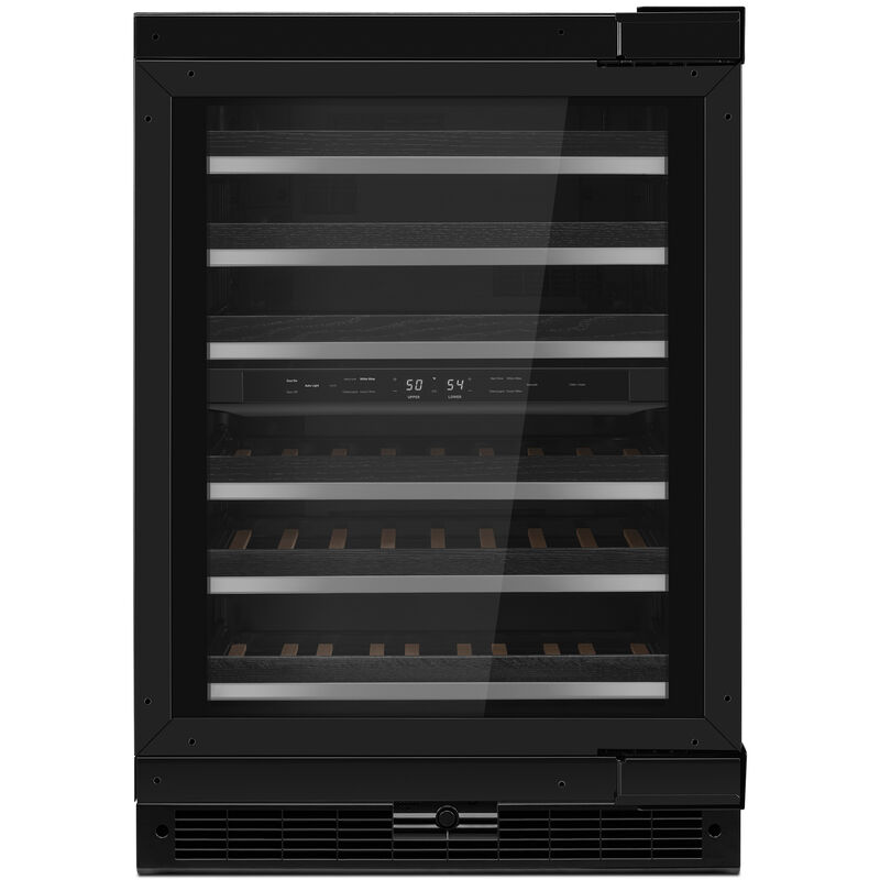 JennAir 24 in. Undercounter Wine Cooler with Wood Racks, Dual Temperature Zones & 45 Bottle Capacity - Custom Panel Ready, , hires