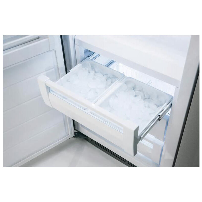 Viking 36" 19.2 Cu. Ft. Built-In Upright Freezer with Ice Maker, Adjustable Shelves & Digital Control - Stainless Steel, , hires