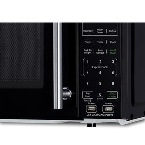 Summit 18 in. 0.7 cu. ft. Countertop Microwave with 11 Power Levels - Black, , hires