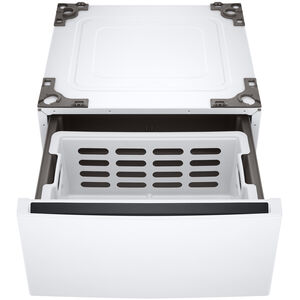 LG 27 in. Pedestal Storage Drawer with Basket - White, , hires