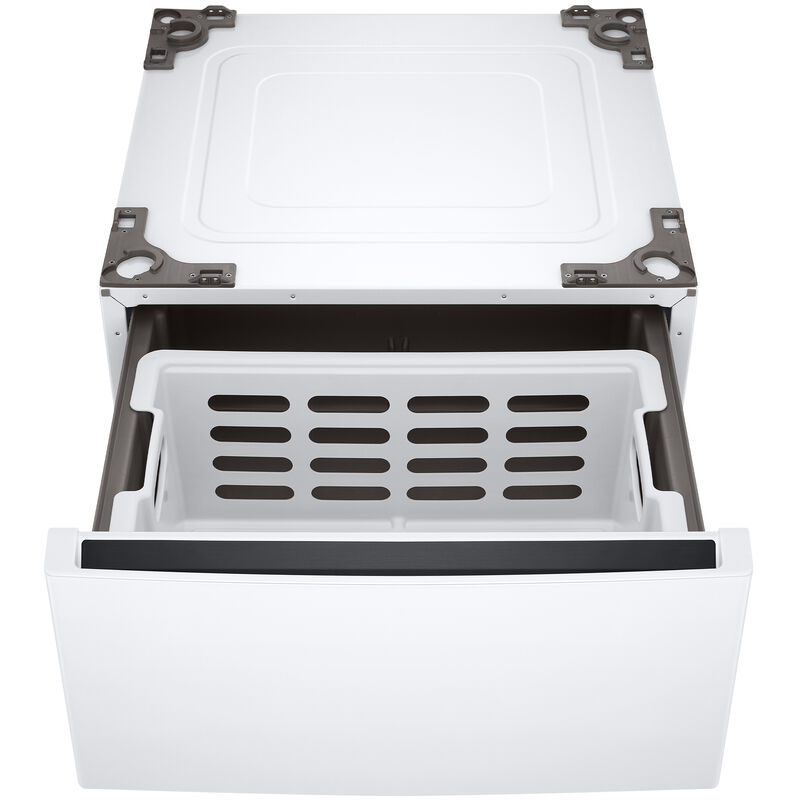 LG 27 in. Pedestal Storage Drawer with Basket - White, , hires