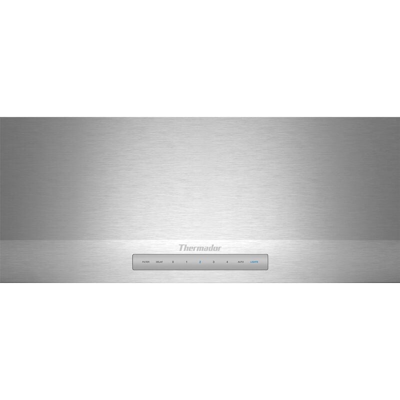 Thermador Professional Series 36 in. Ducted Chimney Style Range Hood with 4 Fan Speeds & 2 LED Lights - Stainless Steel, , hires