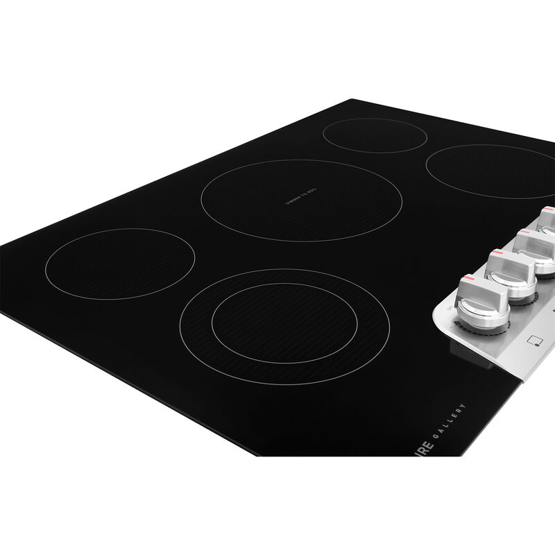 Frigidaire Gallery 30 in. 5-Burner Electric Cooktop with Simmer Burner & Power Burner - Stainless Steel, , hires