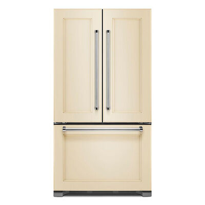 KitchenAid 36 in. 21.9 cu. ft. Counter Depth French Door Refrigerator with Internal Water Dispenser - Custom Panel Ready | KRFC302EPA