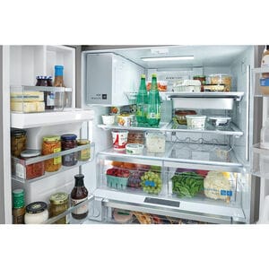 Frigidaire Gallery 36 in. 27.8 cu. ft. French Door Refrigerator with Ice & Water Dispenser - Smudge-Proof Stainless Steel, Smudge-Proof Stainless Steel, hires