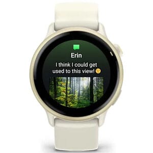 Garmin V voactive 6 Smart Watch - Lunar Gold with Bone Band, , hires