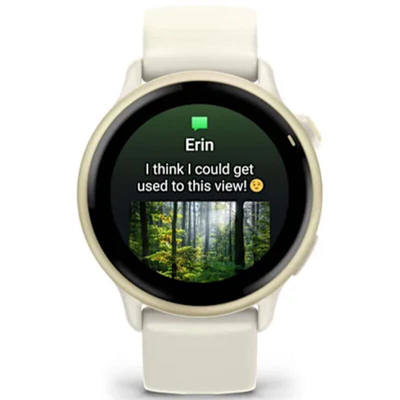 Garmin V voactive 6 Smart Watch - Lunar Gold with Bone Band, , hires