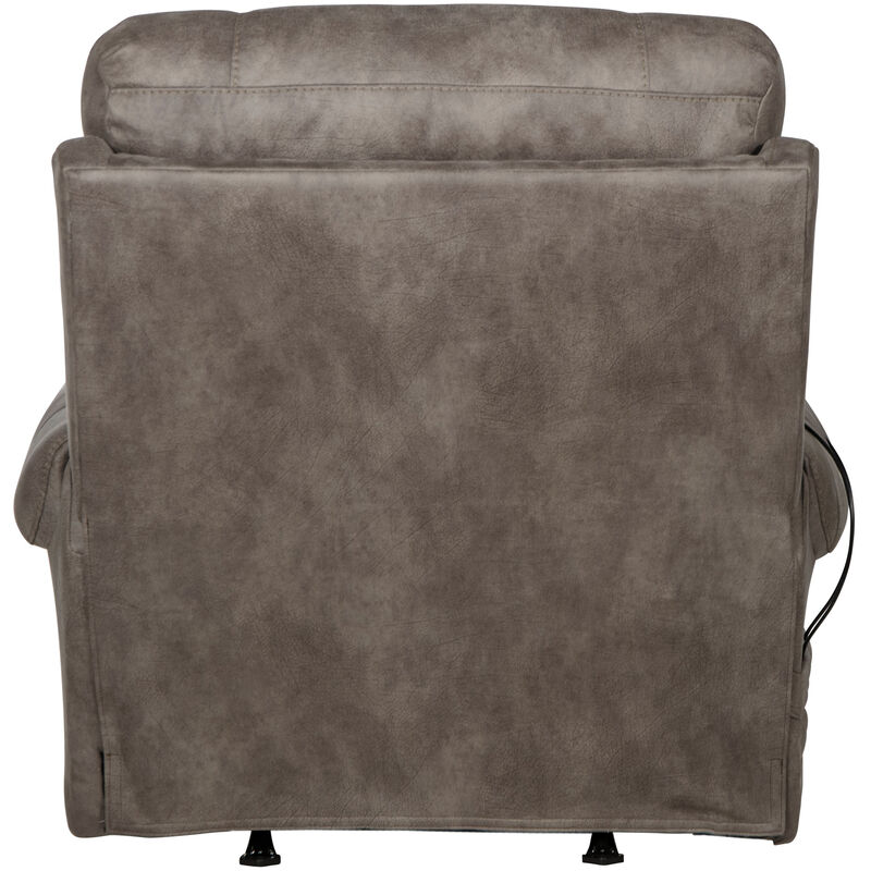 Catnapper Recliner w/ Heat & Massage (Grey), , hires