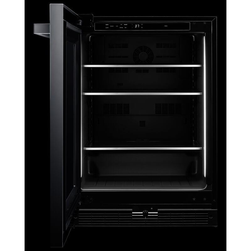 JennAir Noir 24 in. 5.2 cu. ft. Built-In Undercounter Refrigerator - Black, , hires