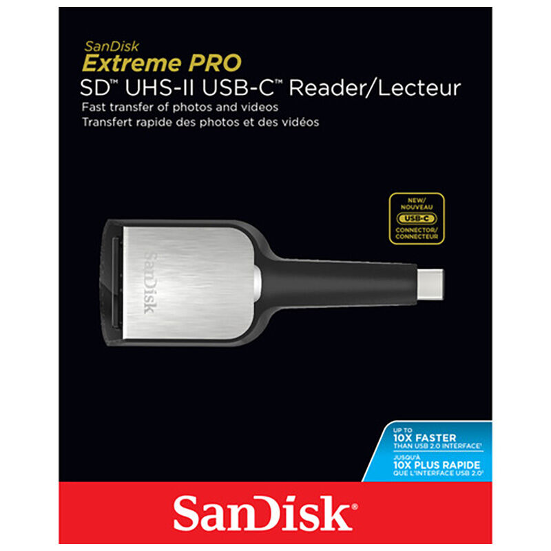 SanDisk Extreme PRO USB 3.1 Type-C SD Memory Card Reader/Writer, , hires