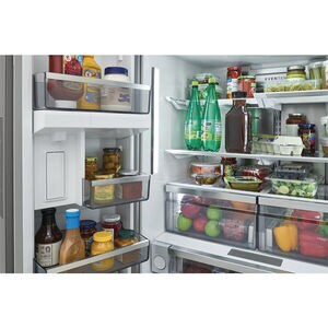 Frigidaire Professional 36 in. 23.3 cu. ft. Counter Depth French Door Refrigerator with Internal Water Dispenser - Stainless Steel, , hires