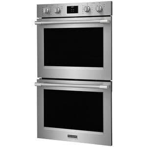 Frigidaire Professional 30 in. 10.6 cu. ft. Top Control Electric Double Wall Oven with True European Convection - Stainless Steel, , hires