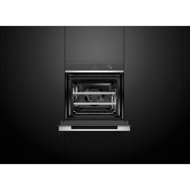 Fisher & Paykel Series 11 24 in. 3.0 cu. ft. Electric Smart Wall Oven with Standard Convection & Steam Clean - Stainless Steel, , hires