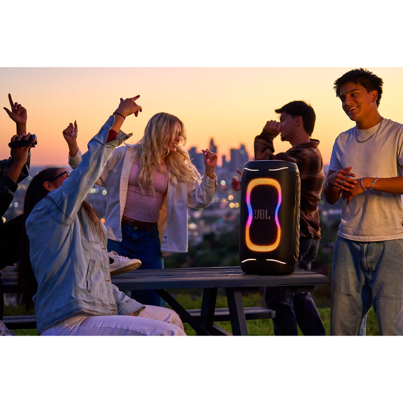 JBL PartyBox 130 Portable Party Speaker with JBL Legendary Sound, Dynamic Lightshow & Foldable Ergonomic Handle - Black, , hires