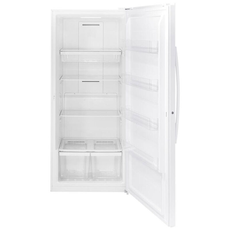 GE 33 in. 21.3 cu. ft. Garage-Ready Upright Freezer with Adjustable Shelves - White, , hires