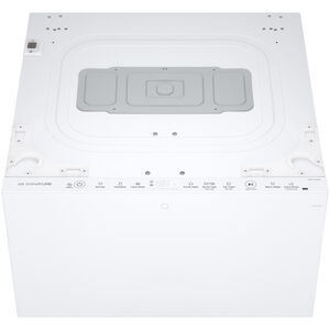 LG Signature SideKick 24 in. 0.7 cu. ft. TwinWash Compatible Pedestal Washer - White, , hires