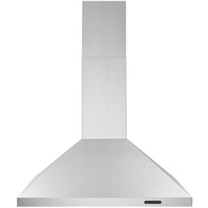 Broan EW48 Series 30 in. Chimney Style Range Hood with 3 Speed Settings, 460 CFM, Convertible Venting & 1 LED Light - Stainless Steel, , hires