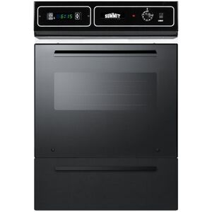 Summit 24 in. 2.9 cu. ft. Electric Single Wall Oven - Black, , hires