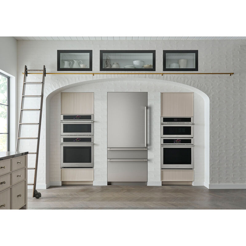 Monogram 36 in. 20.1 cu. ft. Built-In Smart Counter Depth Bottom Freezer Refrigerator with Internal Water Dispenser - Custom Panel Ready, , hires