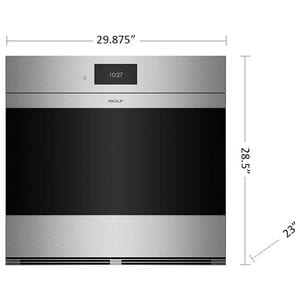 Wolf M Series 30 in. 5.1 cu. ft. Smart Electric Single Wall Oven with Dual Convection - Stainless Steel, , hires