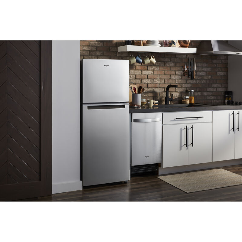 Whirlpool 24 in. 11.6 cu. ft. Counter Depth Top Freezer Refrigerator - Stainless Steel, Stainless Steel, hires