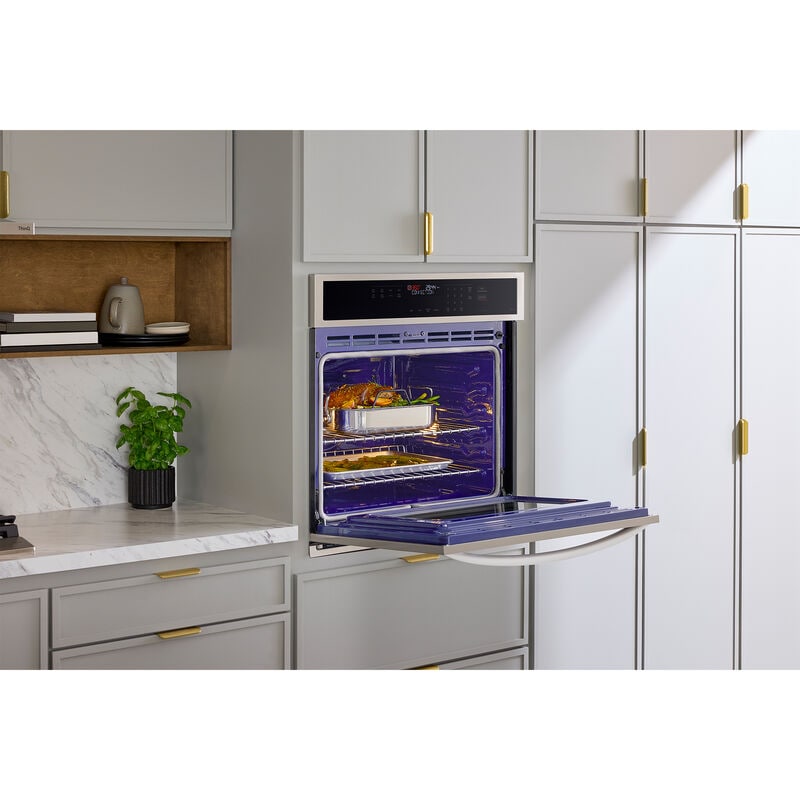 LG 30 in. 4.7 cu. ft. Smart Electric Single Wall Oven with Standard Convection - PrintProof Stainless Steel, , hires