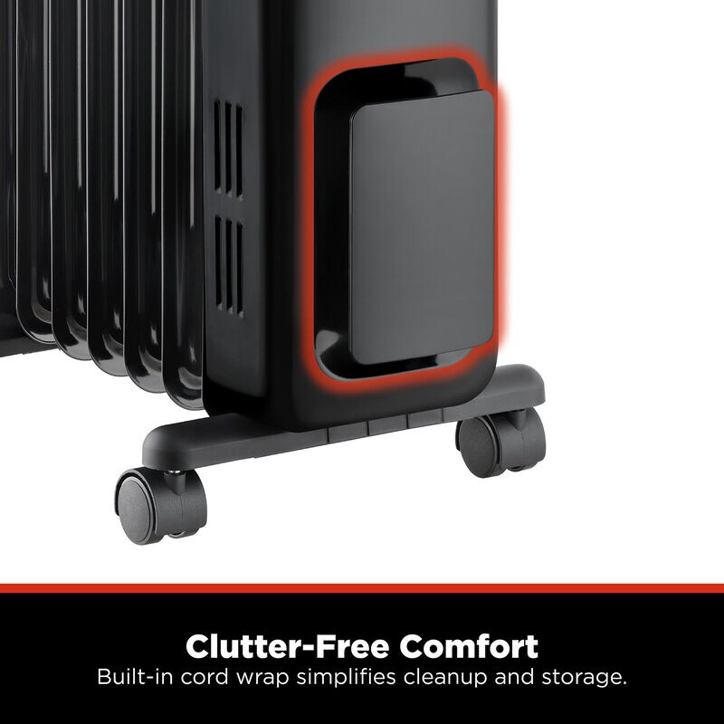 Pelonis 1500 W Radiant Space Heater with 3 Heat Settings & Overheat Safety Shut-Off - Black, , hires