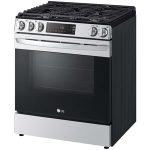 LG 30 in. 5.8 cu. ft. Smart Slide-In Gas Range with 5 Sealed Burners - PrintProof Stainless Steel, , hires