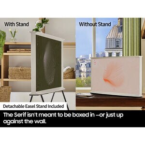 Samsung - 55" Class The Serif (LS01D) Series QLED 4K UHD Smart Tizen TV, , hires