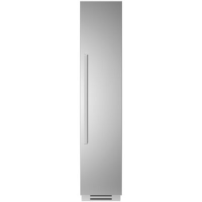 Bertazzoni 18 in. 8.2 cu. ft. Built-In Upright Freezer with Ice Maker, Adjustable Shelves & Digital Control - Stainless Steel | REF18FCIPXR2