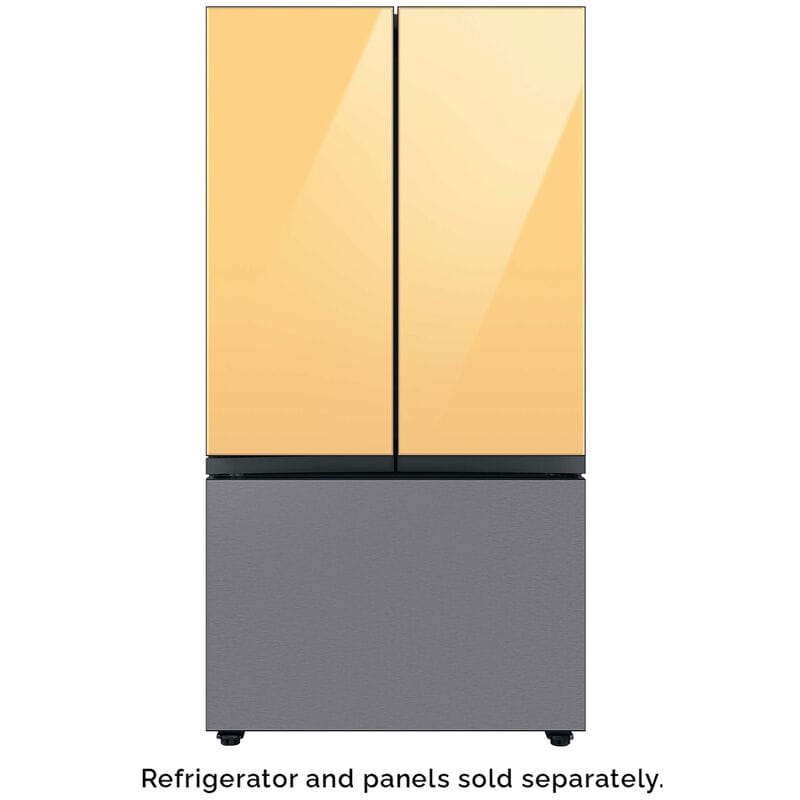 Samsung BESPOKE 3-Door French Door Bottom Panel for Refrigerators - Stainless Steel, , hires