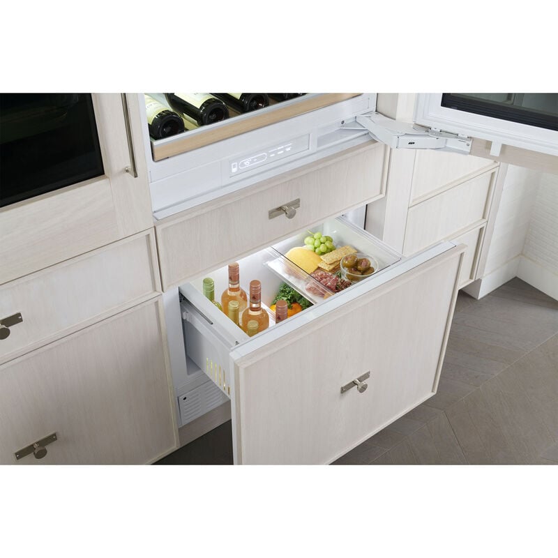 Monogram 30 in. 14.6 cu. ft. Built-In Counter Depth Bottom Freezer Refrigerator with Ice Maker - Custom Panel Ready, , hires