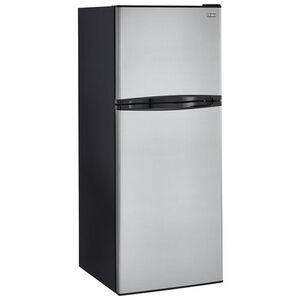 Haier 24 in. 9.8 cu. ft. Counter Depth Top Freezer Refrigerator - Stainless Steel, Stainless Steel, hires