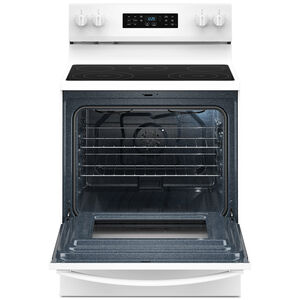 Whirlpool 30 in. 5.3 cu. ft. Air-Fry Standard Convection Electric Range with Radiant Burners - White, , hires
