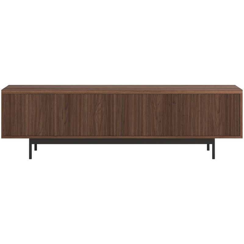 Preston & Cole Everett 70" Wide TV Stand for TVs up to 75" - Satin Walnut, , hires