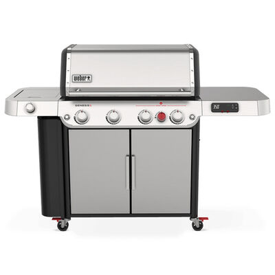 Weber Genesis SPX-435 4-Burner Smart Liquid Propane Gas Grill with Side Burner & Sear Burner - Stainless Steel | 36800001