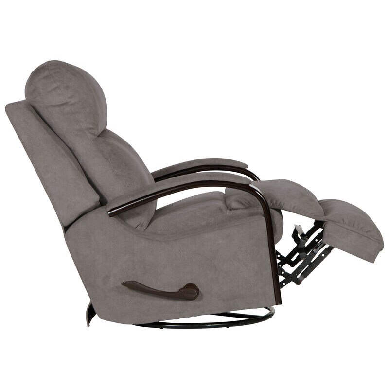 Catnapper Niles Swivel Glider Recliner - Graphite, Graphite Gray, hires