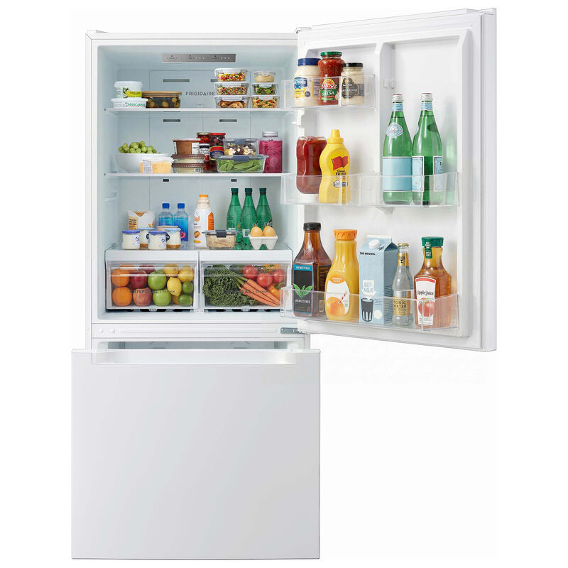 Frigidaire 30 in. 18.7 cu. ft. Garage-Ready Bottom Freezer Refrigerator - White, White, hires