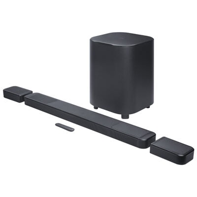 JBL 11.1.4 Channel Dolby Atmos Smart Sound Bar with Bluetooth & Wireless Subwoofer - Black | JBLBAR1300M2