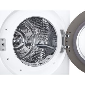 LG 27 in. 7.8 cu. ft. Smart Stackable Ventless Electric Dryer with Heat Pump & Sensor Dry - White, , hires