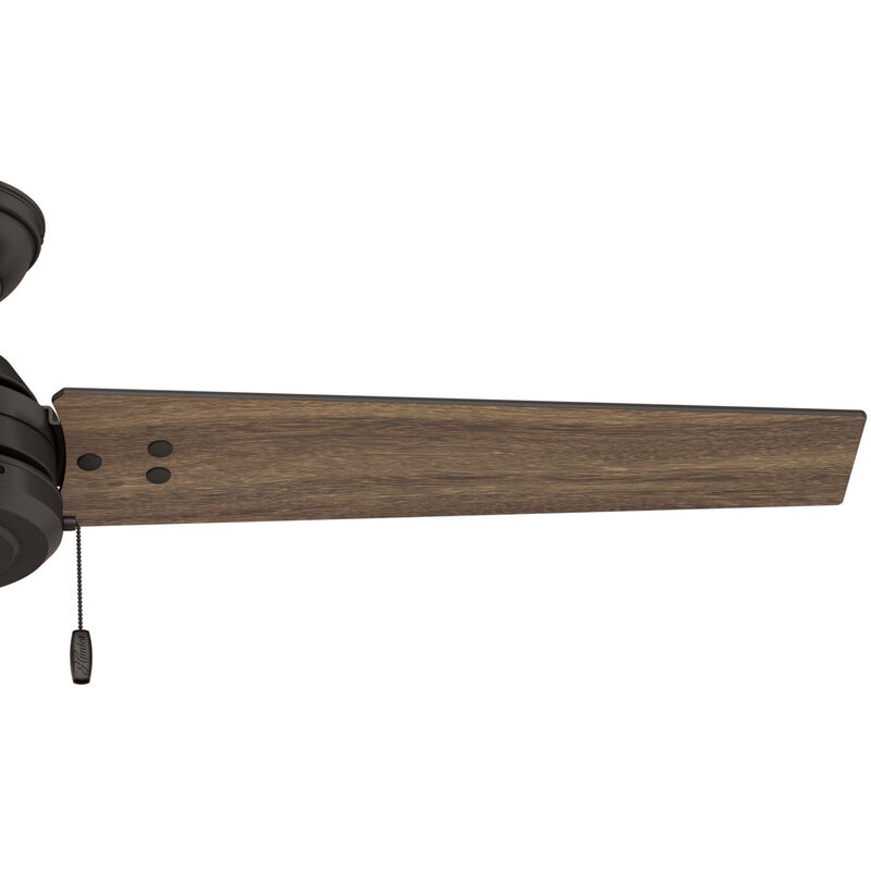 Hunter Cassius 52" Indoor/Outdoor Ceiling Fan - Bronze, Bronze, hires