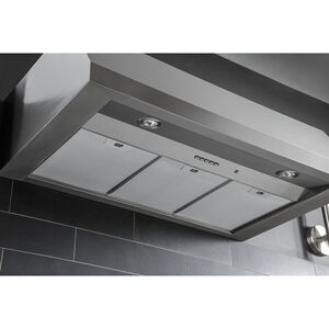 GE 36 in. Canopy Pro Style Range Hood with 4 Speed Settings, 600 CFM, Convertible Venting & 2 LED Lights - Stainless Steel, , hires