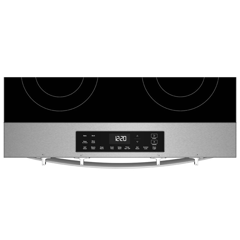 Whirlpool 30 in. 5.3 cu. ft. Smart Air-Fry Electric Range with Radiant Burners - Stainless Steel, , hires