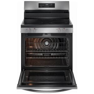 Frigidaire 30 in. 5.3 cu. ft. Air Fry Standard Convection Electric Range with Smoothtop Burners - Stainless Steel, , hires