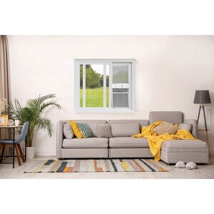 Frigidaire 8,000 BTU Slider/Casement Window Air Conditioner with 3 Fan Speed, Sleep Mode & Remote Control - White, , hires